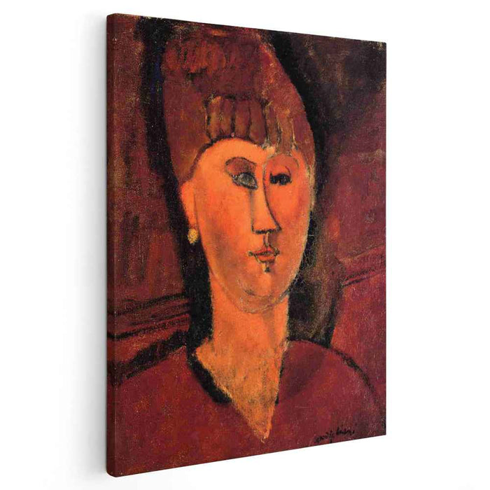 Head of Red-haired Woman (1915) by Amedeo Modigliani