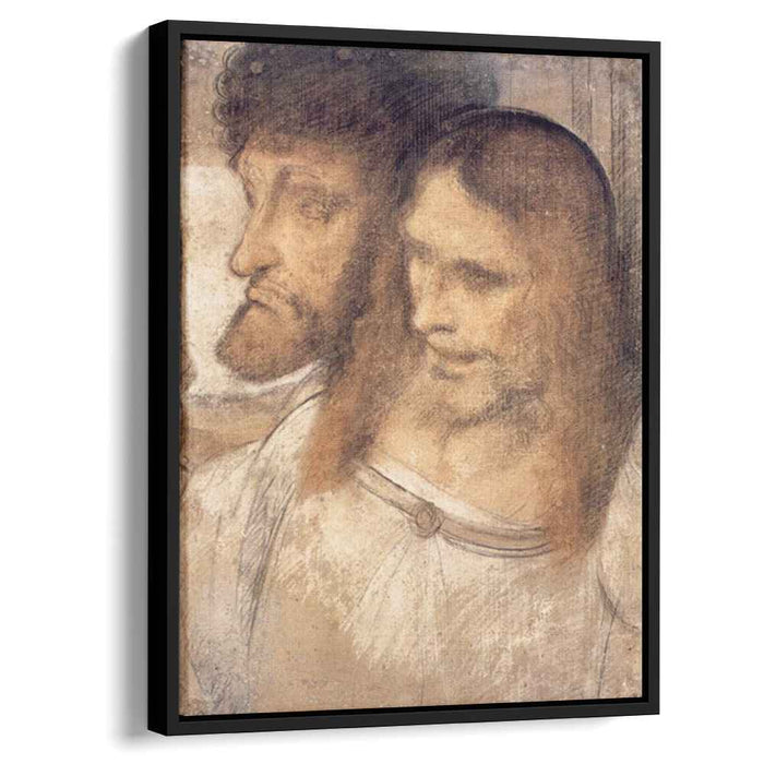 Heads of Sts Thomas and James the Greater by Leonardo da Vinci