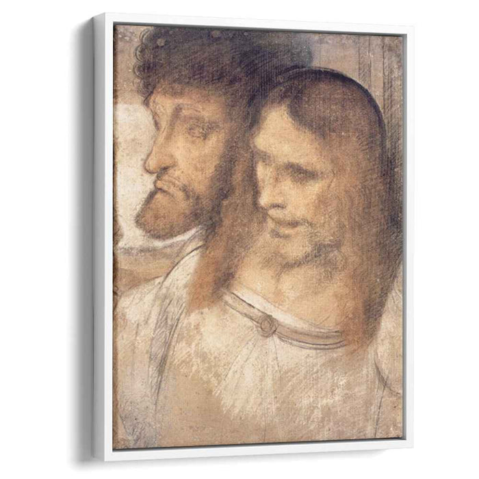 Heads of Sts Thomas and James the Greater by Leonardo da Vinci
