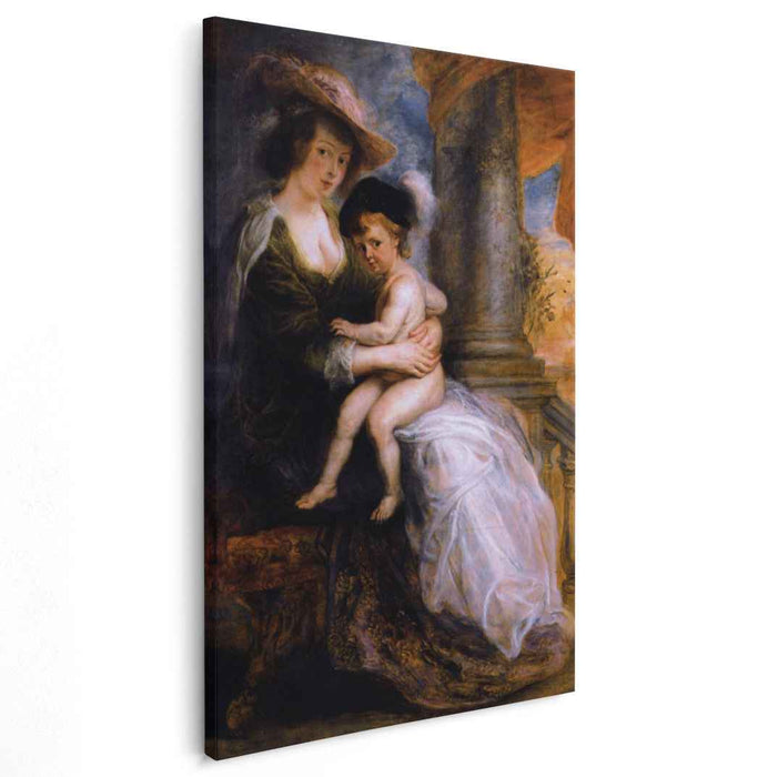 Helena Fourment with her Son Francis (1635) by Peter Paul Rubens