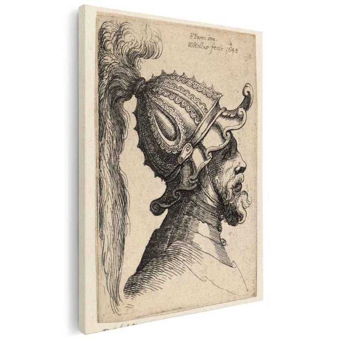 Helmet with wavy brim by Parmigianino