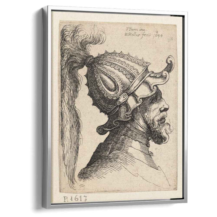 Helmet with wavy brim by Parmigianino