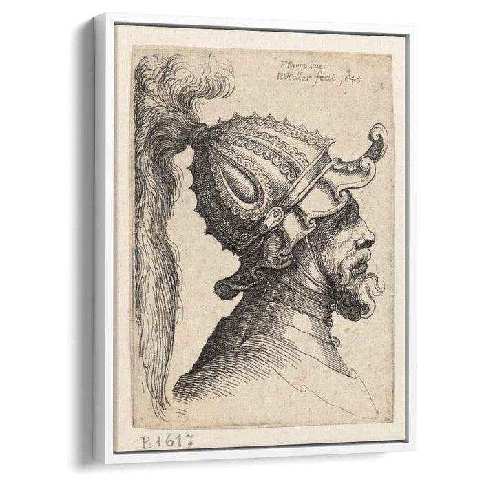 Helmet with wavy brim by Parmigianino