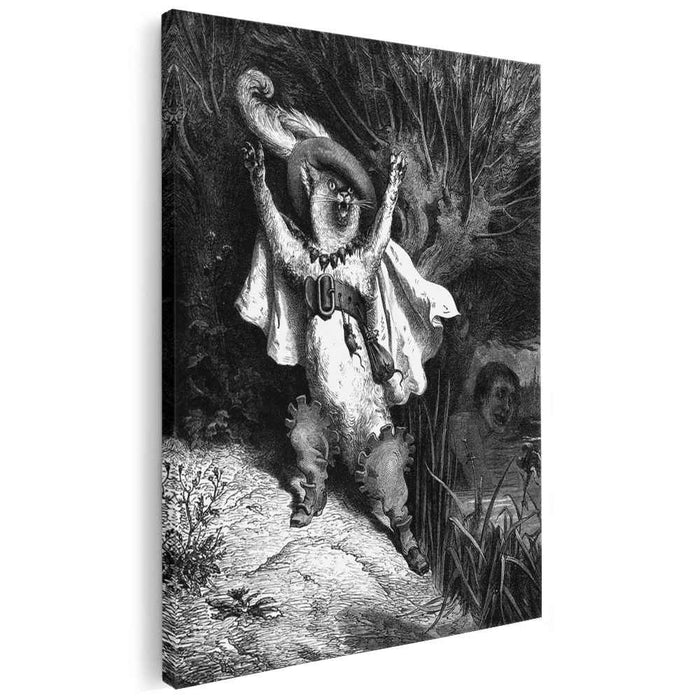 Help! The Marquis Of Carabas Is Drowning! by Gustave Dore