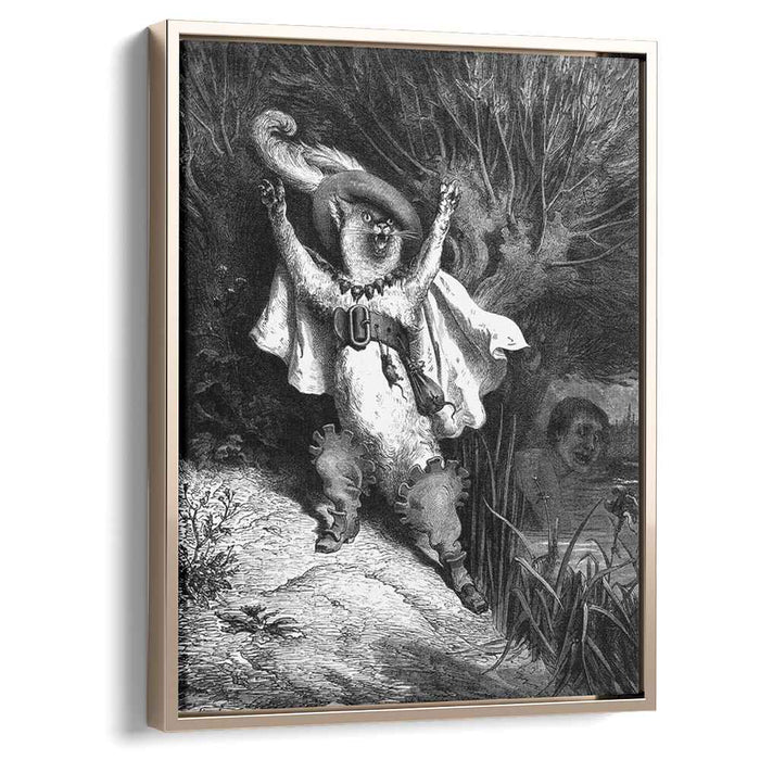 Help! The Marquis Of Carabas Is Drowning! by Gustave Dore