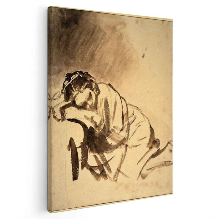 Hendrickje Sleeping (1654) by Rembrandt