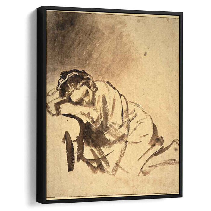 Hendrickje Sleeping (1654) by Rembrandt
