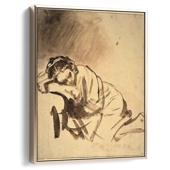 Hendrickje Sleeping (1654) by Rembrandt