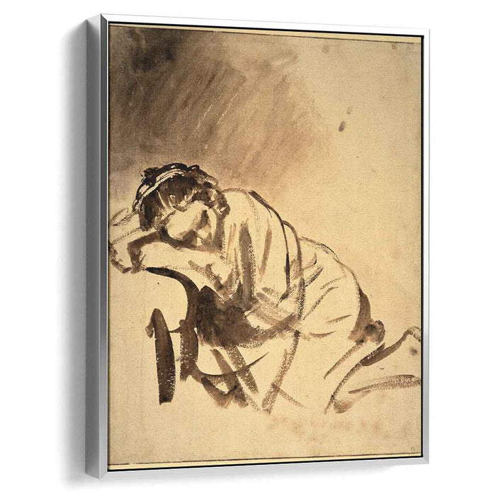 Hendrickje Sleeping (1654) by Rembrandt