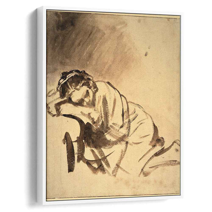 Hendrickje Sleeping (1654) by Rembrandt