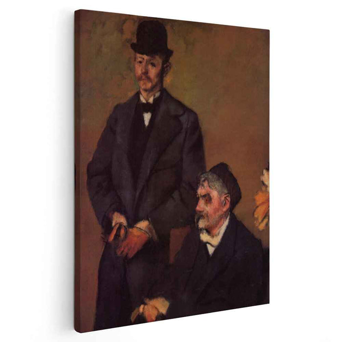 Henri Rouart and His Son Alexis (1898) by Edgar Degas
