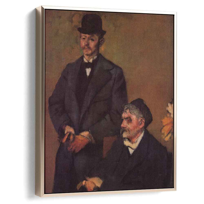 Henri Rouart and His Son Alexis (1898) by Edgar Degas