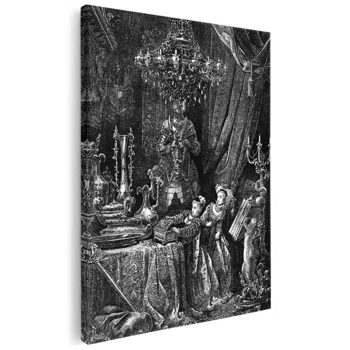 Her Friends Were Eager To See The Splendors Of Her House by Gustave Dore