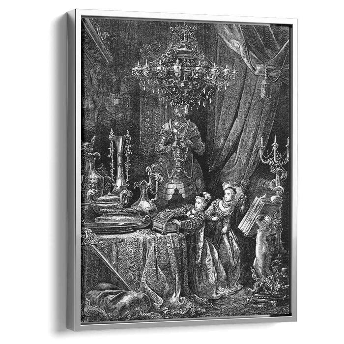 Her Friends Were Eager To See The Splendors Of Her House by Gustave Dore