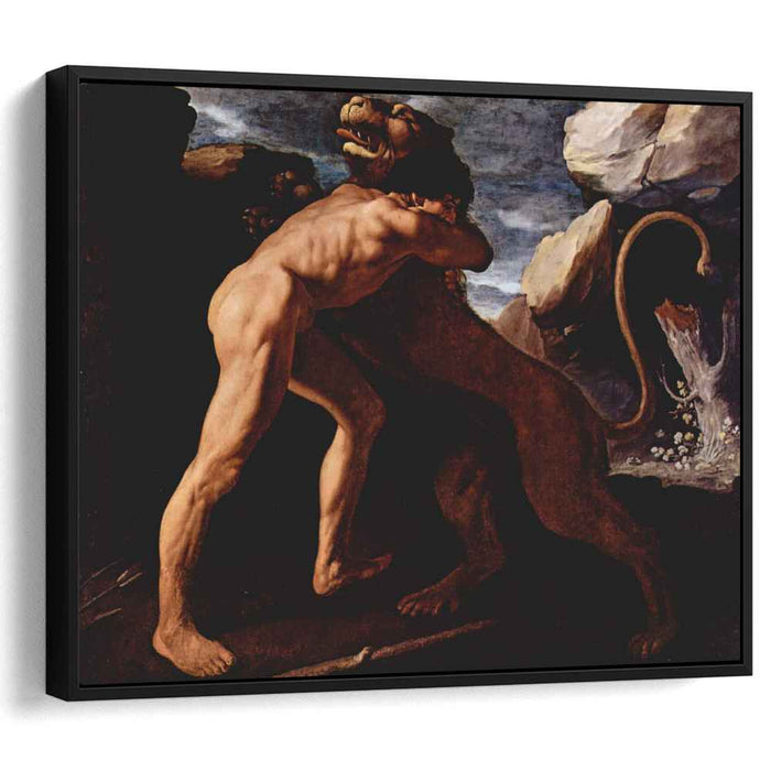 Hercules Fighting with the Nemean Lion (1634) by Francisco de Zurbaran