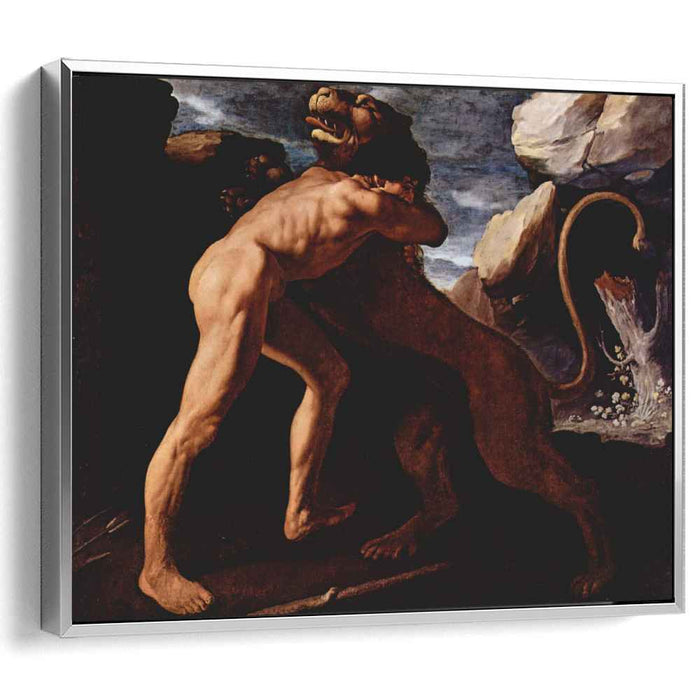 Hercules Fighting with the Nemean Lion (1634) by Francisco de Zurbaran