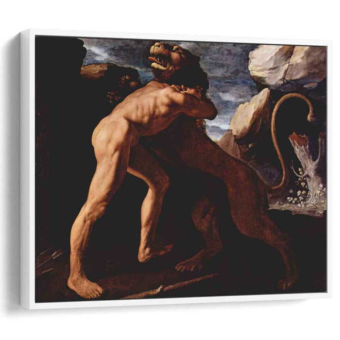 Hercules Fighting with the Nemean Lion (1634) by Francisco de Zurbaran