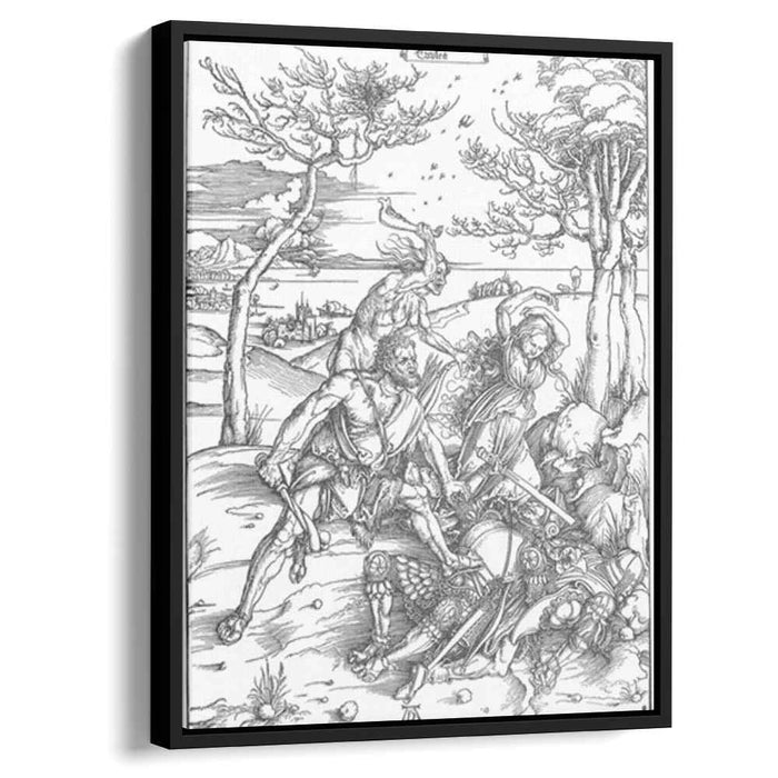 Hercules Killing the Molionides (1496) by Albrecht Durer