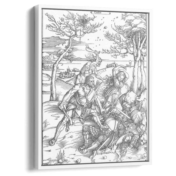Hercules Killing the Molionides (1496) by Albrecht Durer