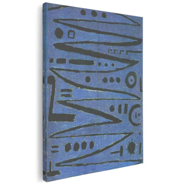 Heroic Fiddling (1938) by Paul Klee