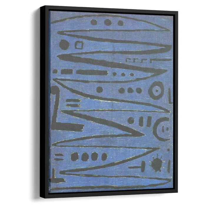 Heroic Fiddling (1938) by Paul Klee