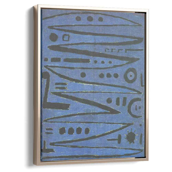 Heroic Fiddling (1938) by Paul Klee