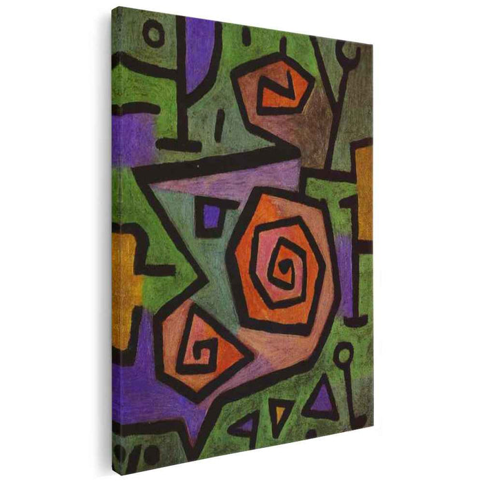 Heroic Roses (1938) by Paul Klee