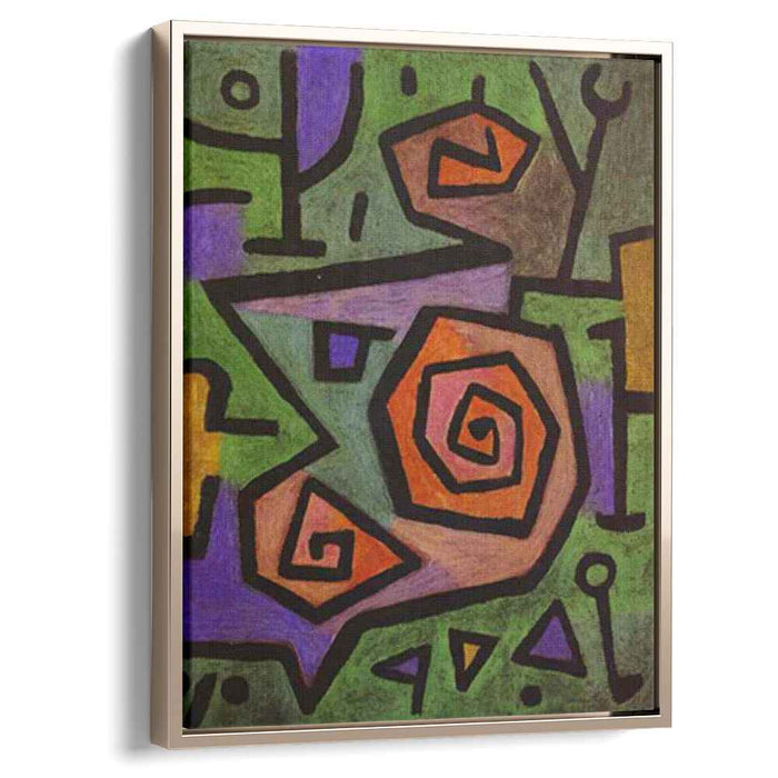 Heroic Roses (1938) by Paul Klee