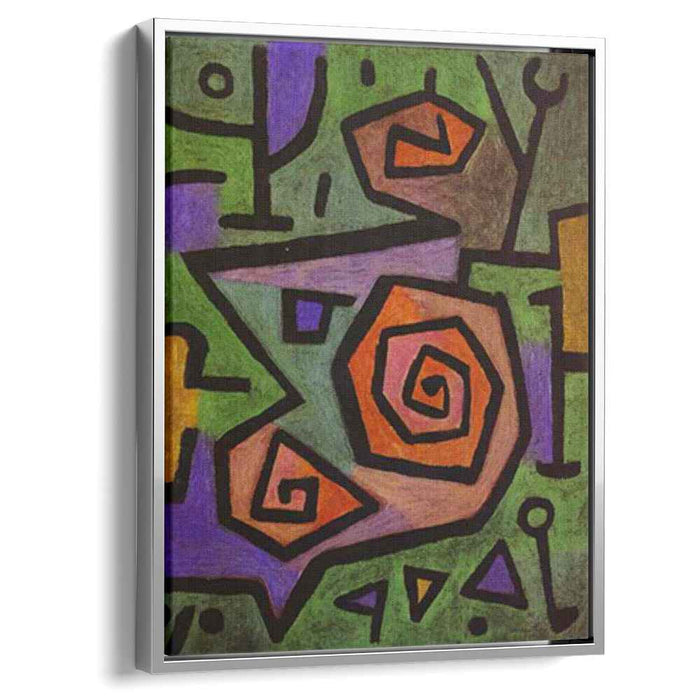 Heroic Roses (1938) by Paul Klee