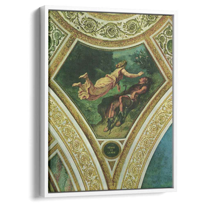 Hesiod and the Muse by Eugene Delacroix