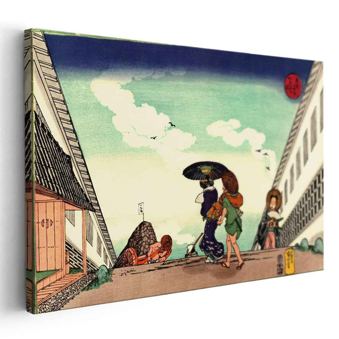 High Noon at Kasumigaseki (1830) by Utagawa Kuniyoshi