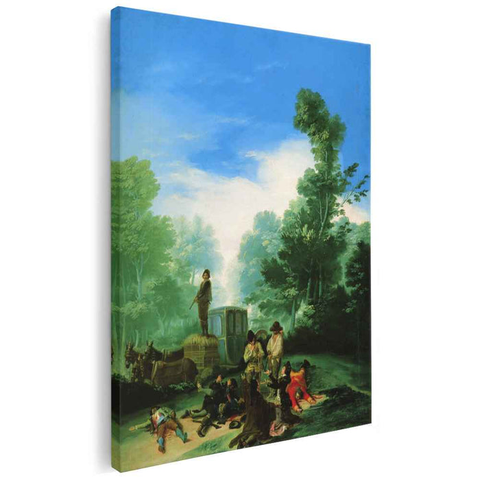 Highwaymen Attacking a Coach (1787) by Francisco Goya