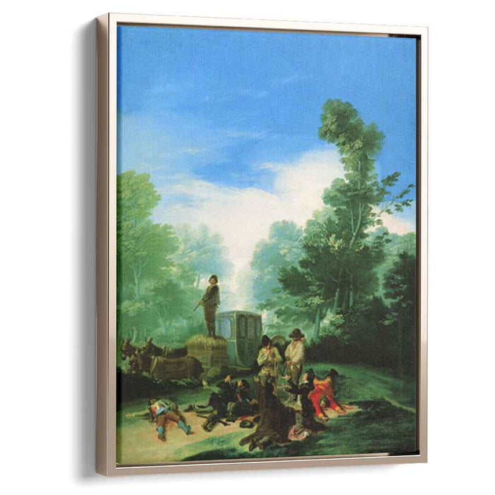 Highwaymen Attacking a Coach (1787) by Francisco Goya