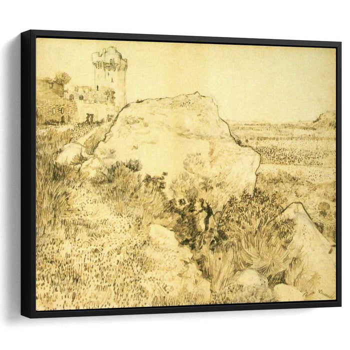 Hill with the Ruins of Montmajour (1888) by Vincent van Gogh