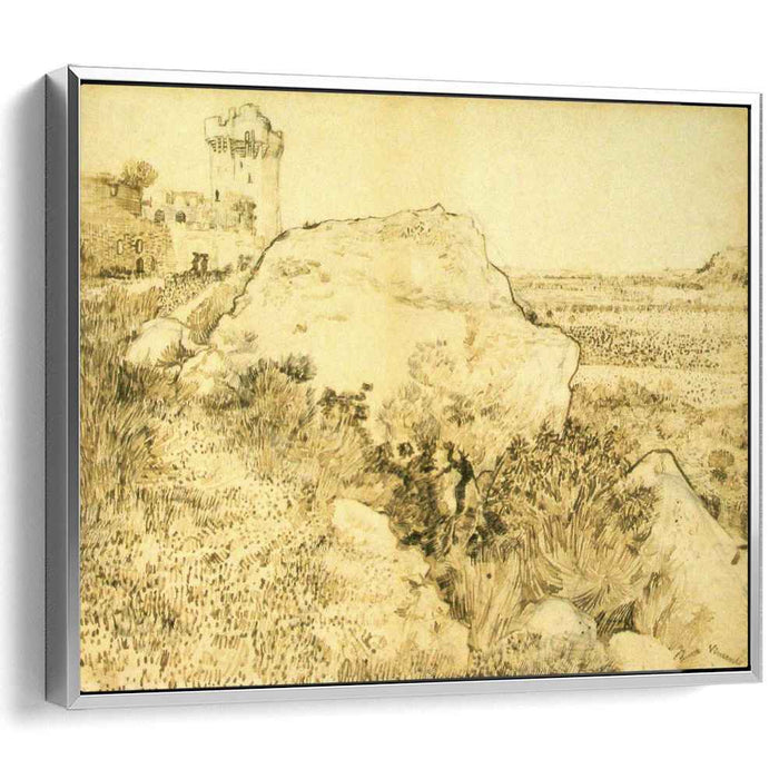 Hill with the Ruins of Montmajour (1888) by Vincent van Gogh