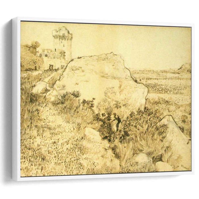 Hill with the Ruins of Montmajour (1888) by Vincent van Gogh