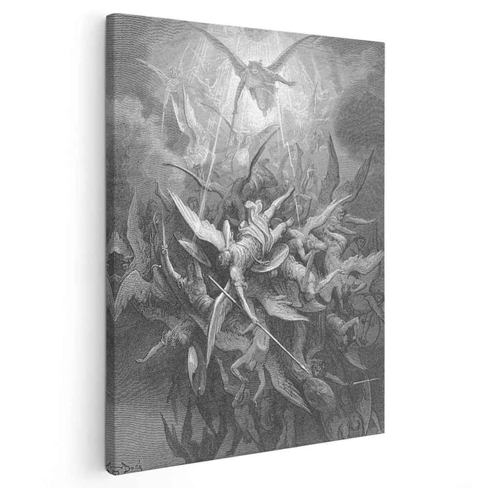 Him The Almighty Power Hurled Headlong Flaming from the Eternal Sky by Gustave Dore