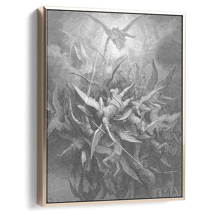 Him The Almighty Power Hurled Headlong Flaming from the Eternal Sky by Gustave Dore