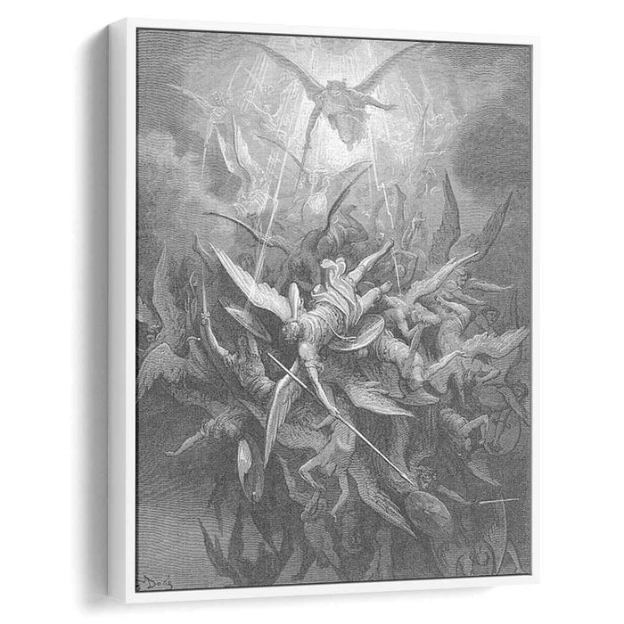 Him The Almighty Power Hurled Headlong Flaming from the Eternal Sky by Gustave Dore