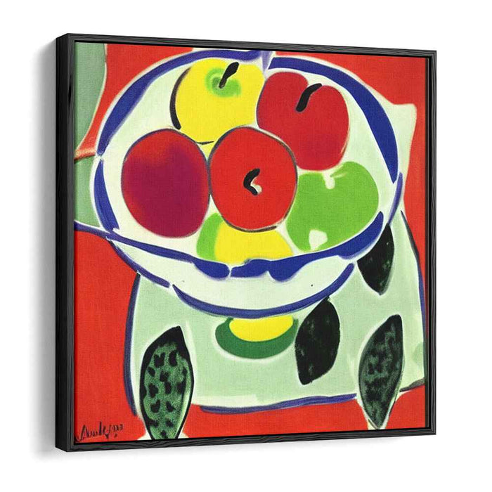 Bold and Vibrant: Modernist Fruit Still Life Canvas Art Print