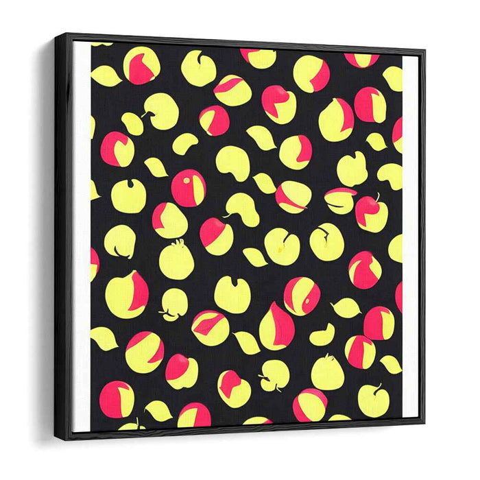 Orchard Whispers Dance: Vibrant Apple Patterns on Canvas