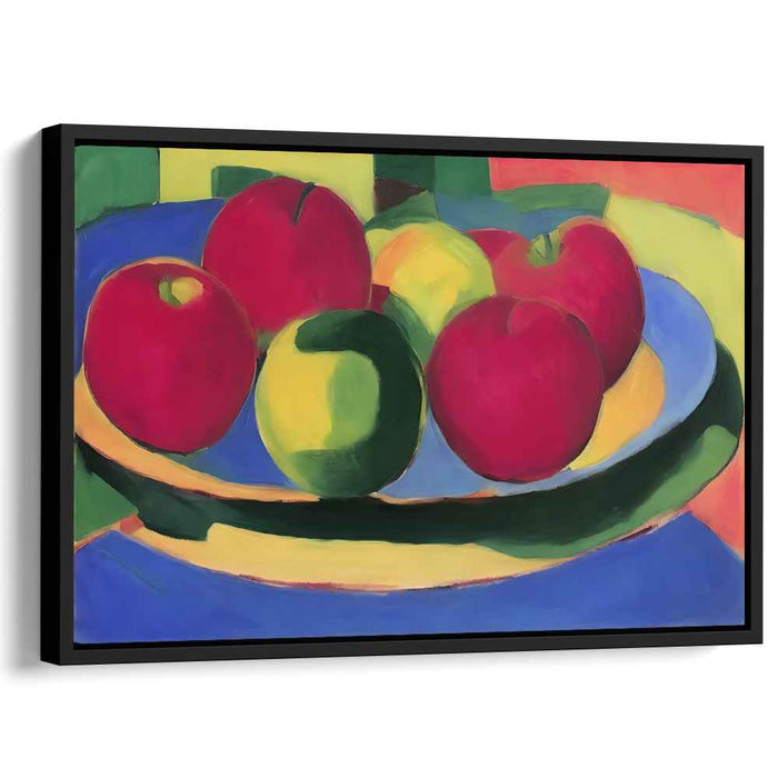 Lively Apples: Fauvist Still Life Canvas Art Print