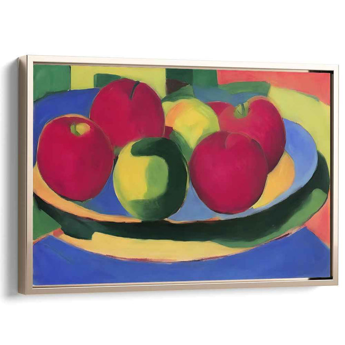 Lively Apples: Fauvist Still Life Canvas Art Print