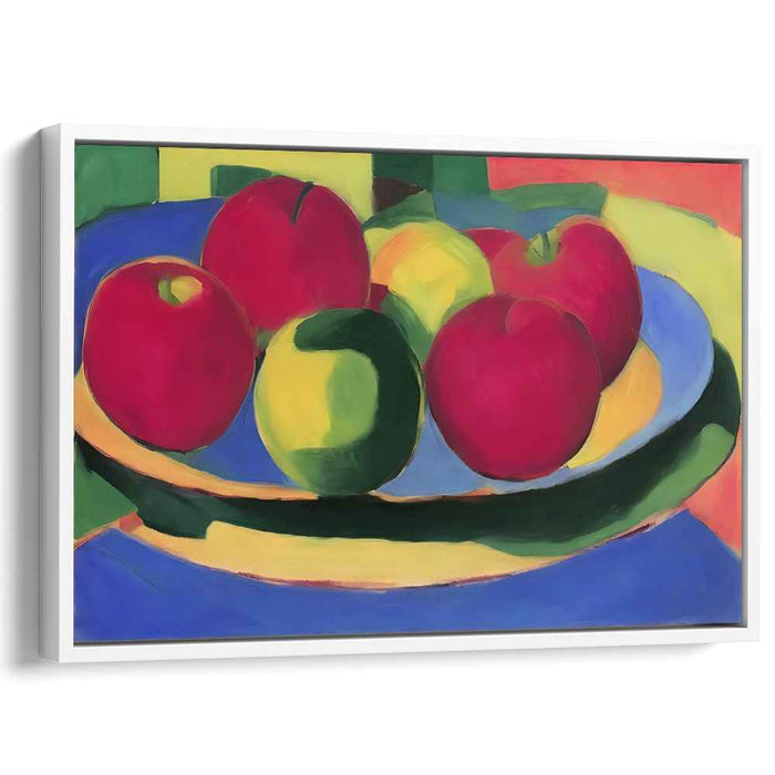 Lively Apples: Fauvist Still Life Canvas Art Print