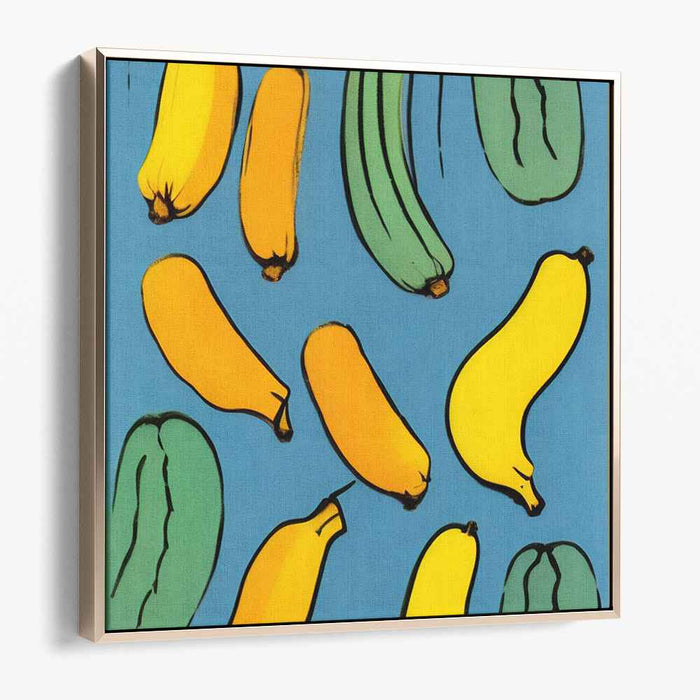 Retro Culinary Pop: Pop Art Inspired Vibrant Kitchen Canvas Art