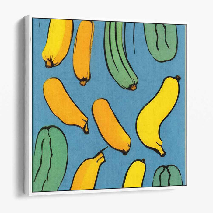 Retro Culinary Pop: Pop Art Inspired Vibrant Kitchen Canvas Art