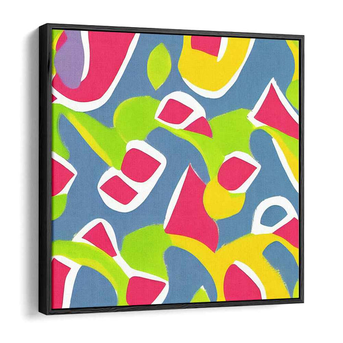 Vivid Chaos Splatter Burst: Bold Abstract Expressionist Canvas Art Print