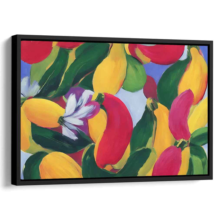 Fruit Fusion Fiesta: Bold and Vibrant Fruit Canvas Art Print