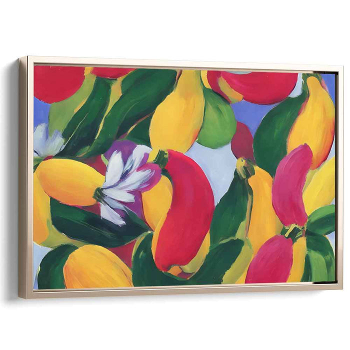 Fruit Fusion Fiesta: Bold and Vibrant Fruit Canvas Art Print
