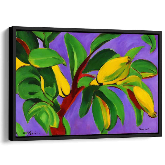 Tropical Thrive: Bold Banana Tree Canvas Art Print